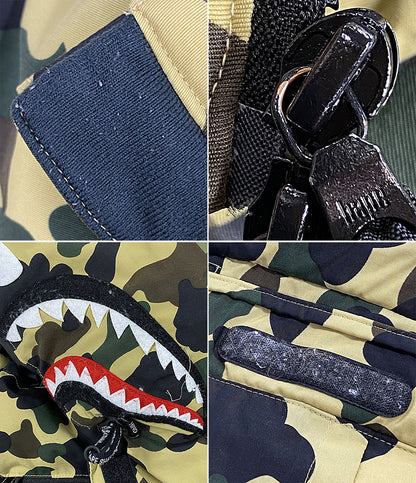 A BATHING APE ダウンジャケット 1ST CAMO SHARK SNOWBOARD DOWN JACKET メンズ SIZE L アベイシングエイプ