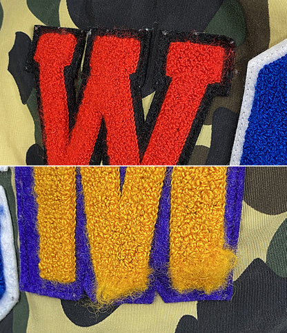 A BATHING APE ダウンジャケット 1ST CAMO SHARK SNOWBOARD DOWN JACKET メンズ SIZE L アベイシングエイプ