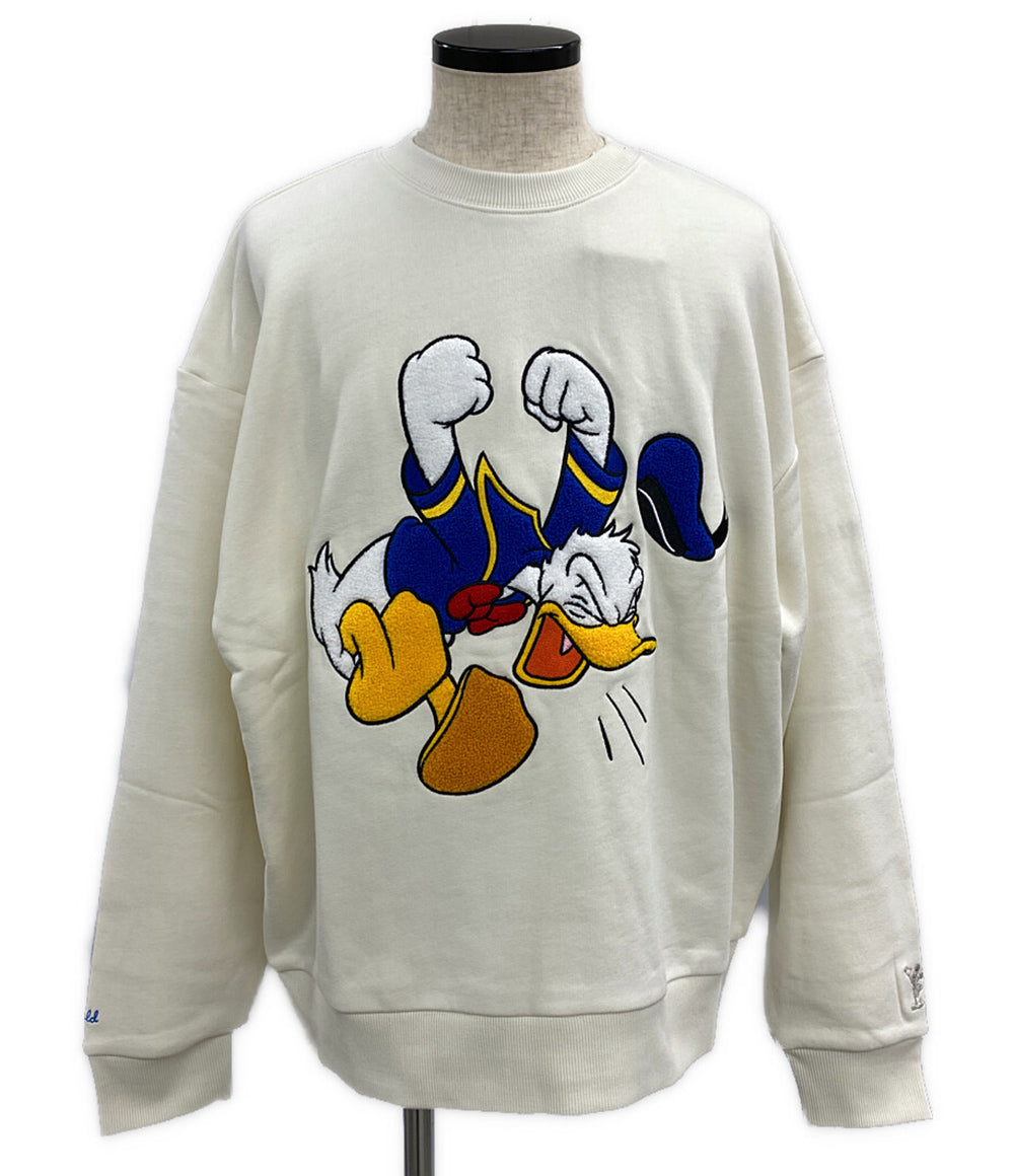 美品 キス スウェット ドナルド Disney donald duck      メンズ SIZE L  KITH