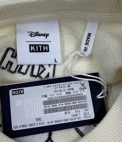 美品 キス スウェット ドナルド Disney donald duck      メンズ SIZE L  KITH