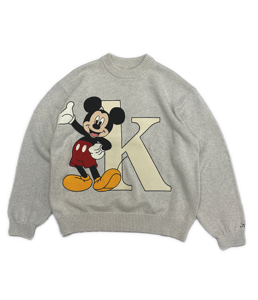 美品 キス ニット ミッキー disney 100th mickey sweater      メンズ SIZE M  KITH