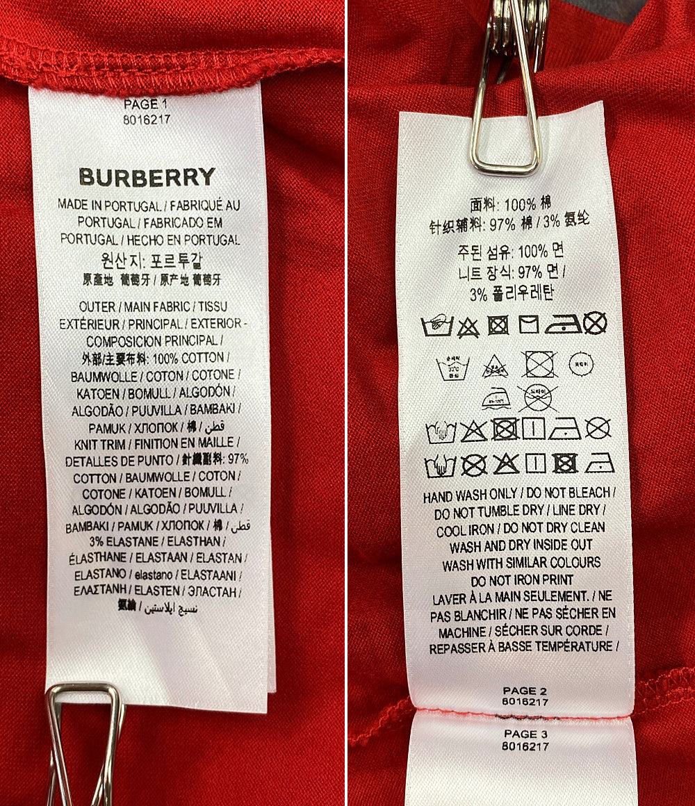 バーバリー  半袖Ｔシャツ プリント変形      メンズ SIZE XS  BURBERRY