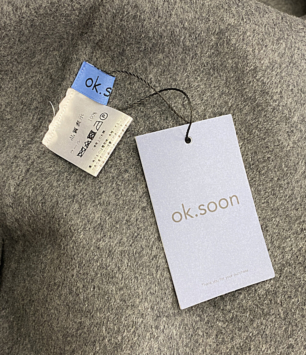 美品 オクスン ウールガウンコート      レディース SIZE -  ok soon