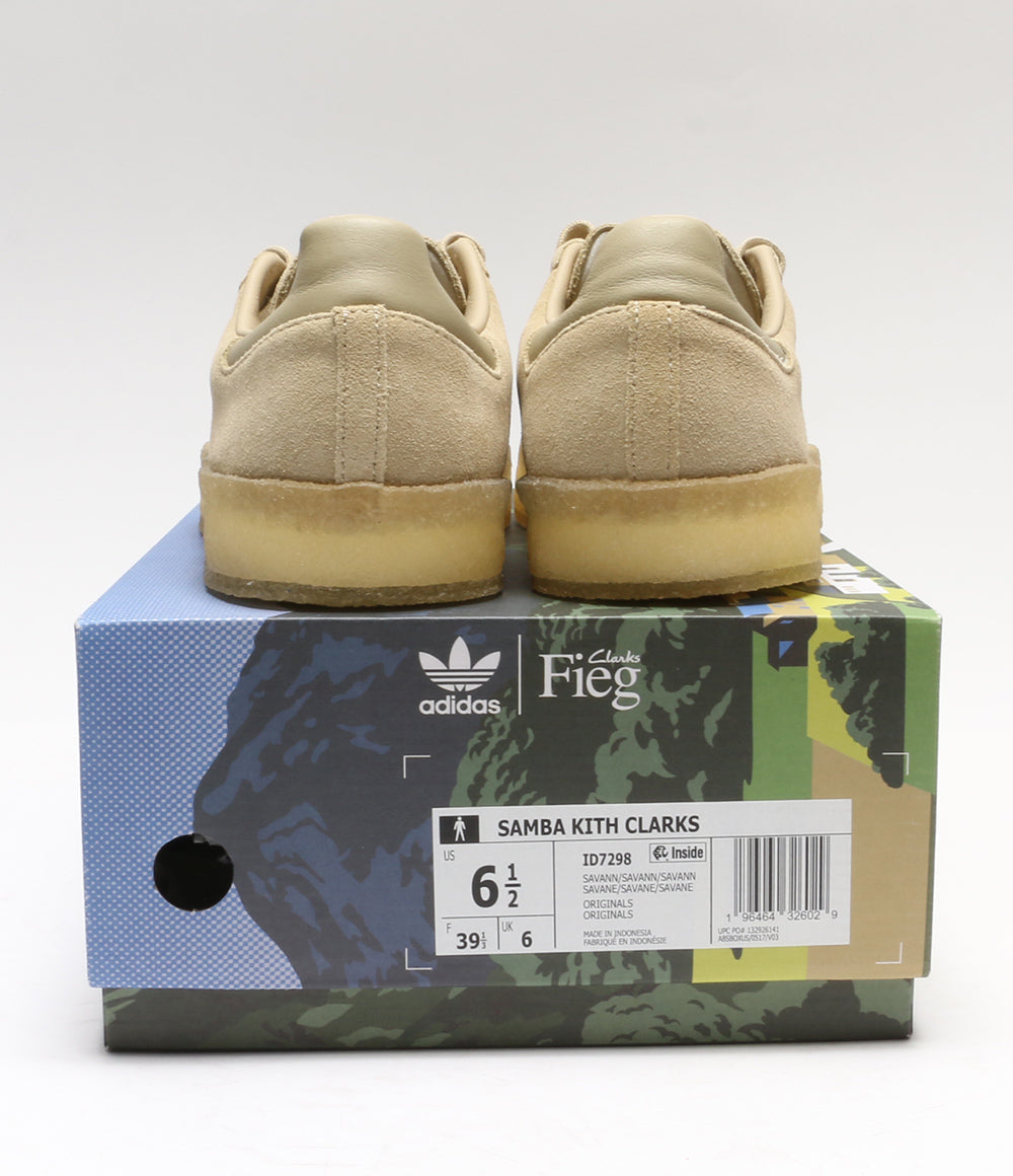adidas スニーカー Ronnie Fieg Clarks Samba Wheat ID7298 レディース SIZE 24.5 アディダス