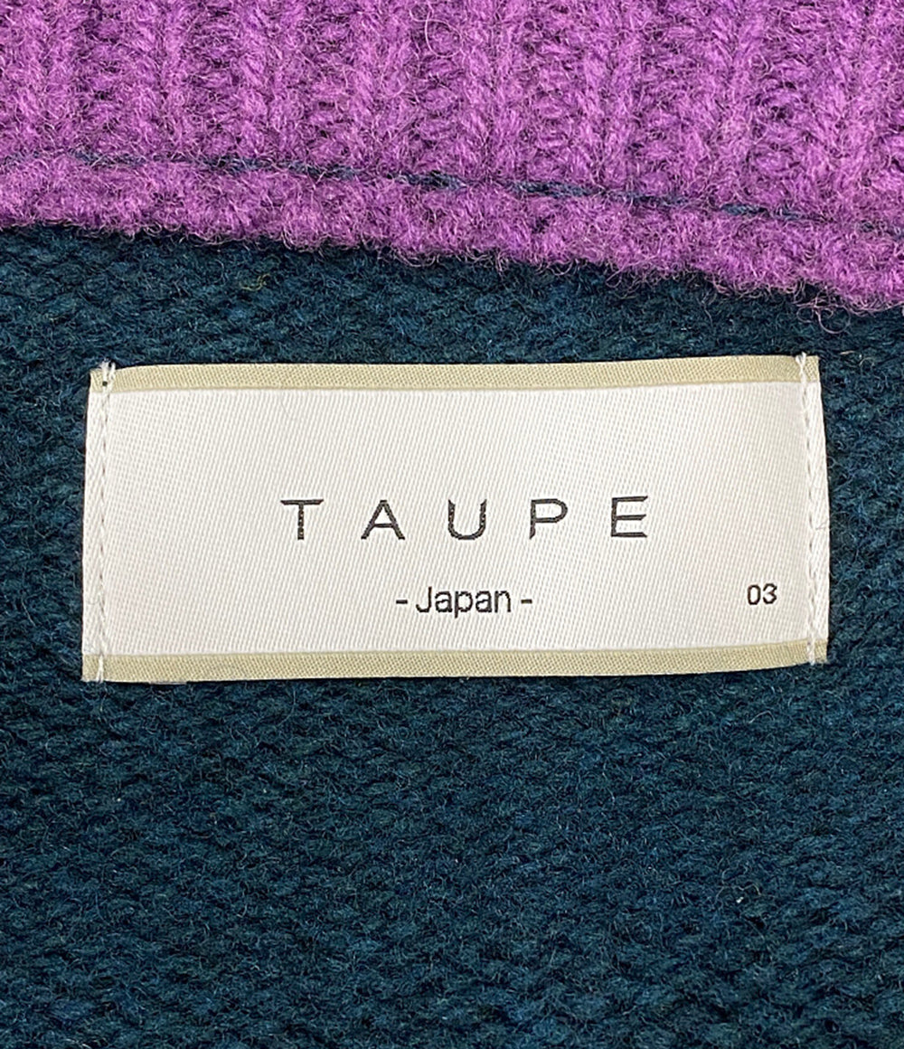 トープ カーディガン ストレイルアーガイル      メンズ SIZE 03  TAUPE