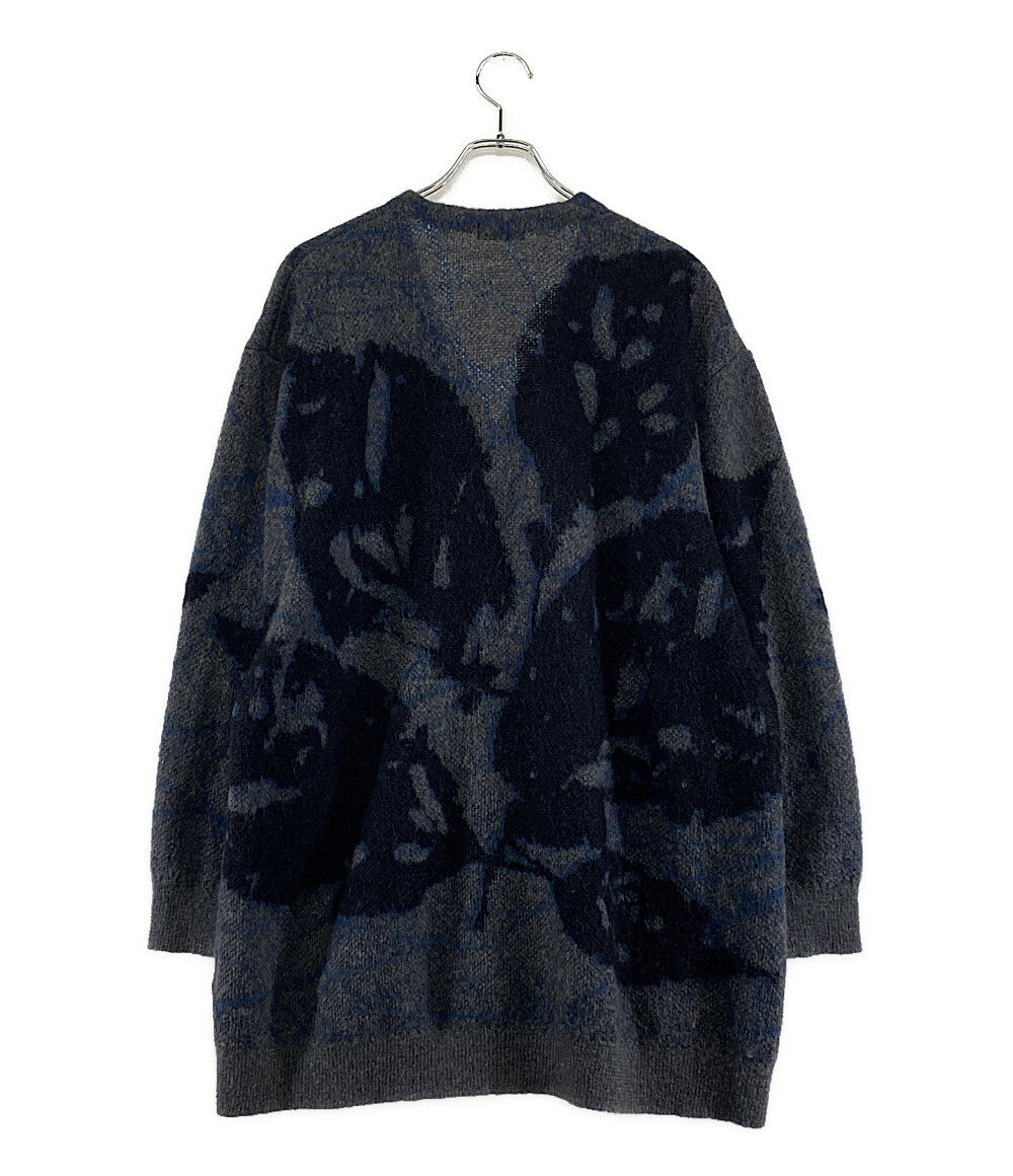 ラッドミュージシャン  カーディガン MOHAIR W JQUARD KNIT LEAF     2221-013 メンズ SIZE 44  LAD MUSICIAN