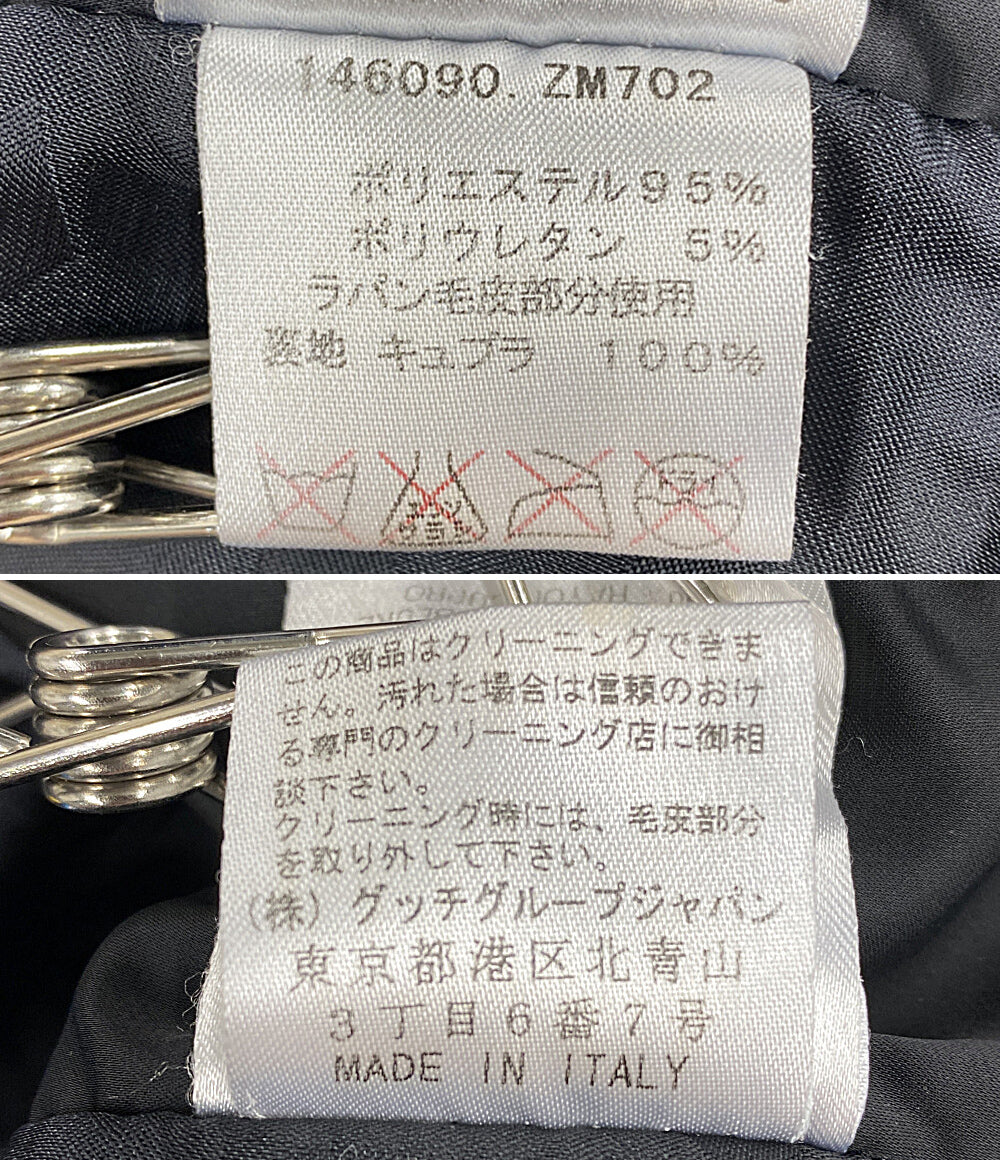 美品 GUCCI ファー付きコート サイズ38 グッチ ラパンファーコート 146090.ZM702 レディース SIZE 38 GUCCI