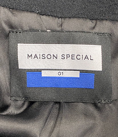 メゾン スペシャル ウールカットオフステッチダブルオーバーコート SUPER140S      メンズ SIZE 01  MAISON SPECIAL