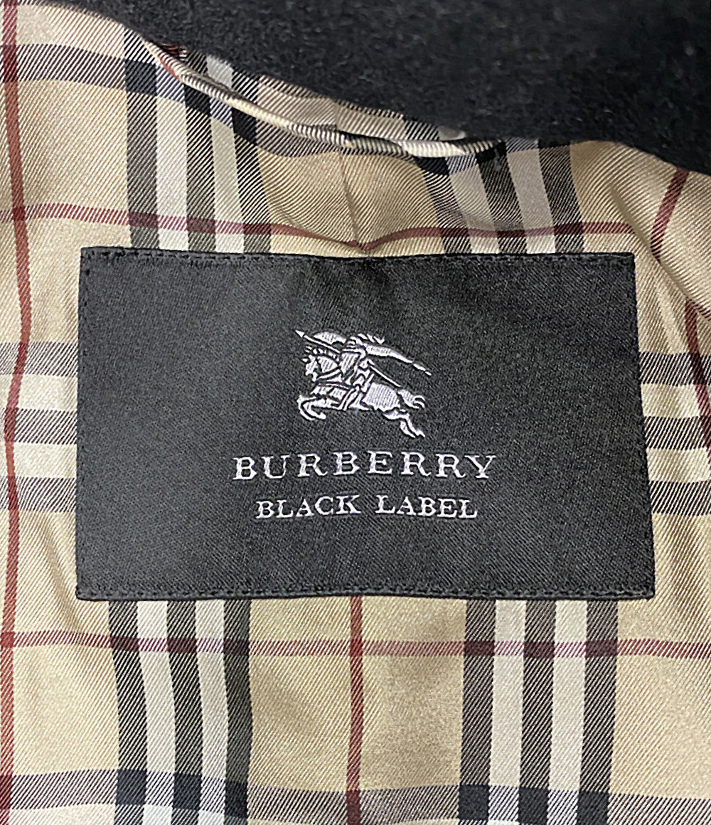 バーバリーブラックレーベル  コート アンゴラ混銀ボタンダブルコート      メンズ SIZE M  BURBERRY BLACK LABEL