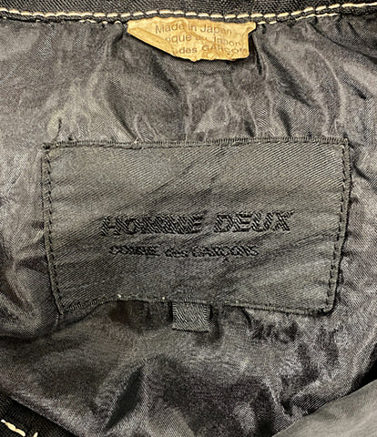コムデギャルソンオムドゥ コート ブラック ステッチ DM-C001 AD2013     メンズ SIZE XS  COMME des GARCONS HOMME DEUX