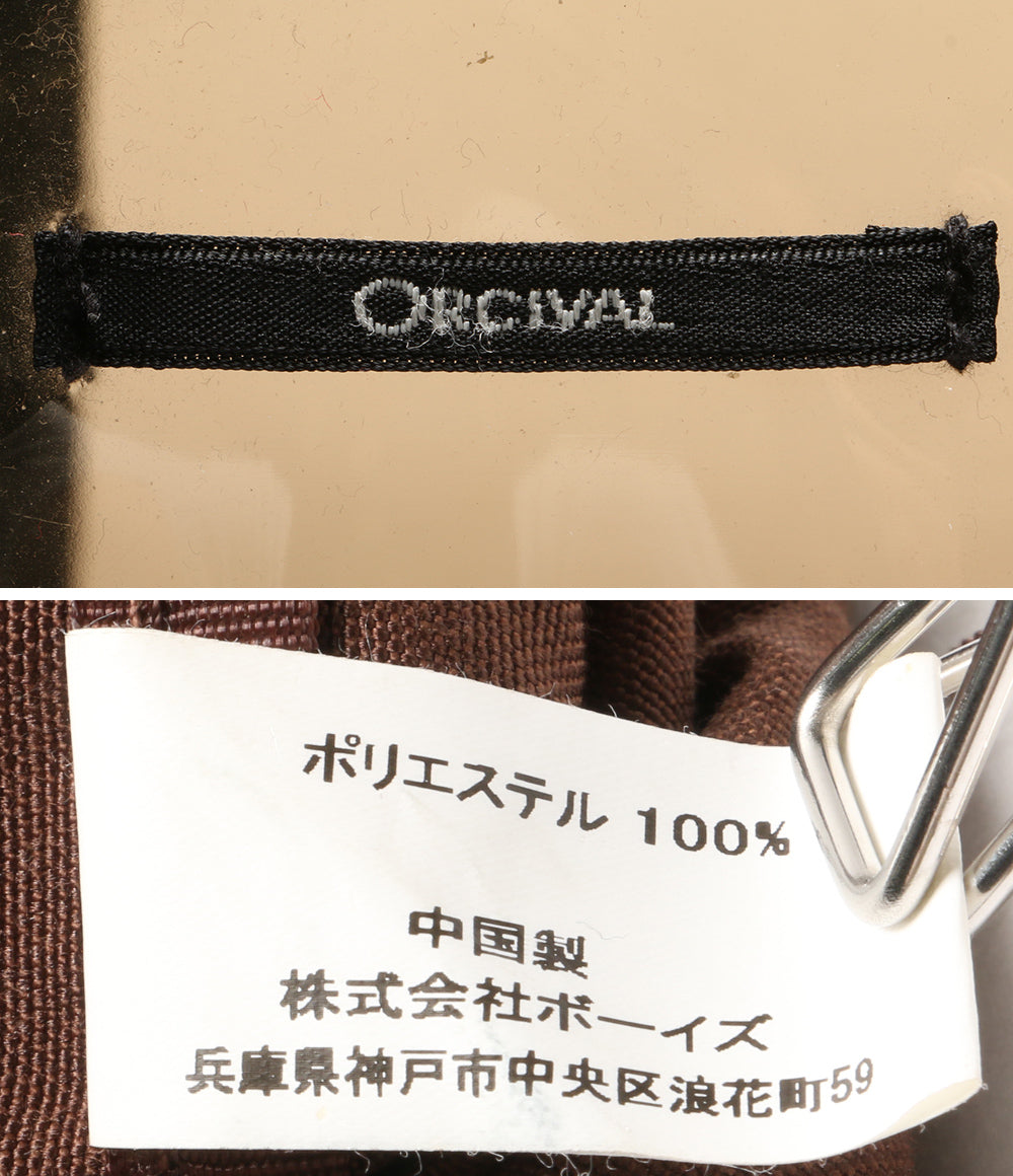 オーシバル  トートバッグ クリアPVCバッグ      メンズ   orcival