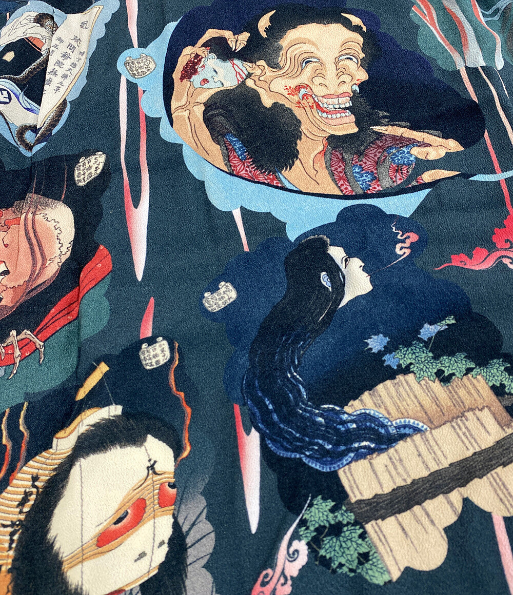 サンサーフ 美品 かつしかほくさい 半袖シャツ JUNKY SPECIAL LIMITED EDITION  百物語      メンズ SIZE S  SUN SURF×葛飾北斎