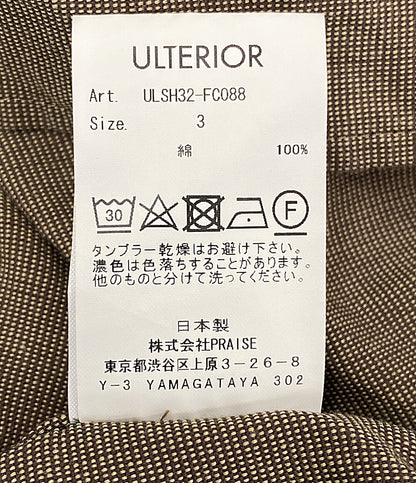 アルテリア 長袖シャツ オックスフォードオーバーレイドシャツ      メンズ SIZE 3  ULTERIOR