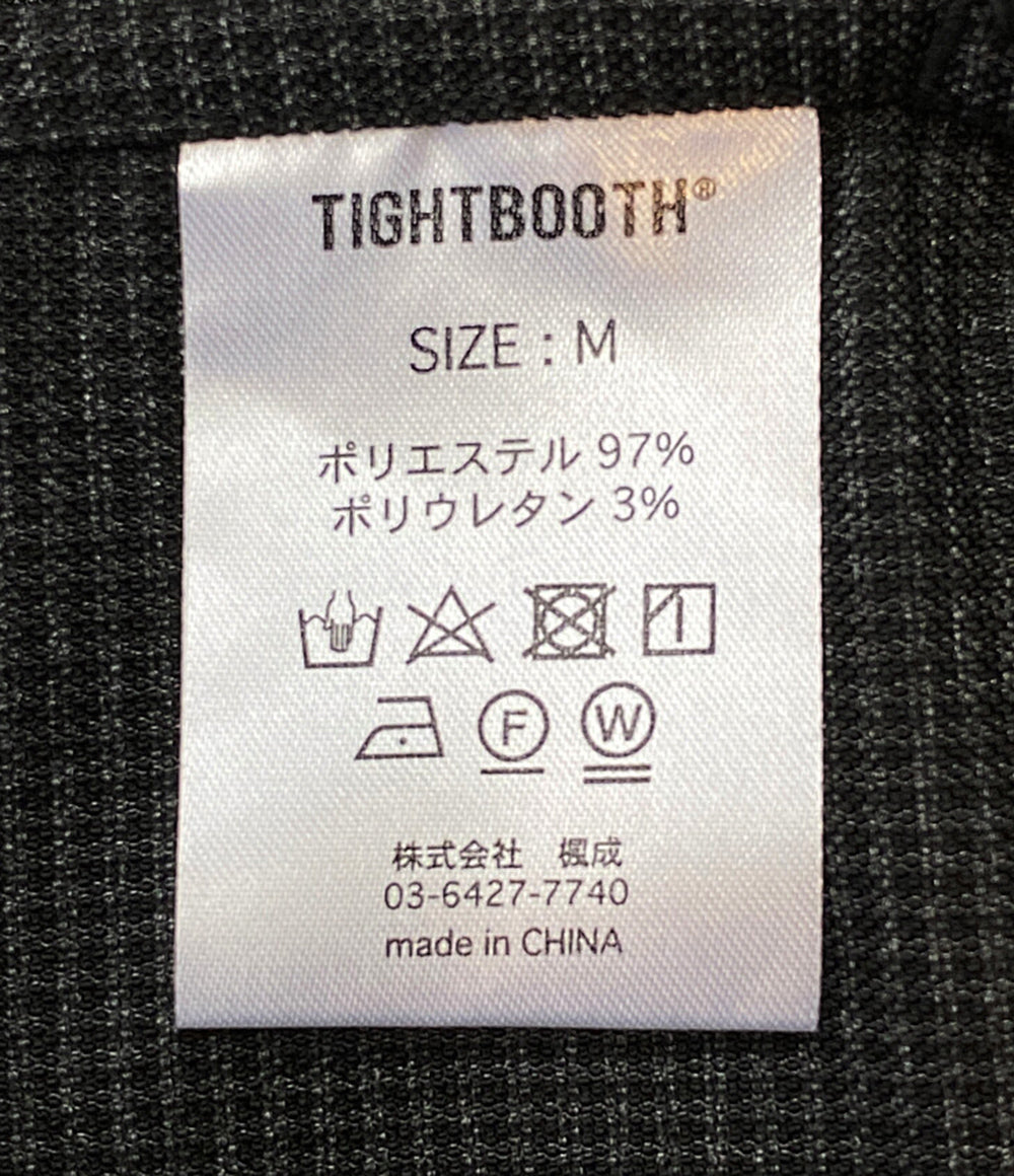 美品 タイトブース 長袖シャツ CHIDORI BAND COLLAR SHIRT 22ss     メンズ SIZE M  TIGHTBOOTH