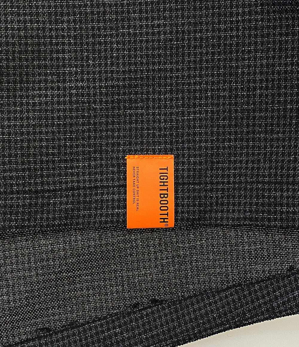 美品 タイトブース 長袖シャツ CHIDORI BAND COLLAR SHIRT 22ss     メンズ SIZE M  TIGHTBOOTH