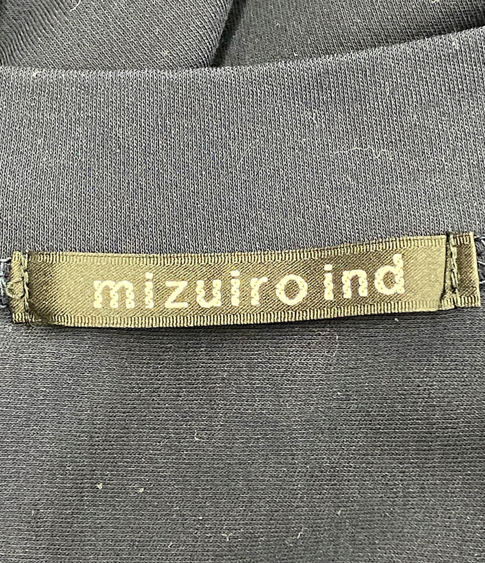 ミズイロインド オーバーサイズストレッチ半袖ワンピース      レディース SIZE F  mizuiro ind.