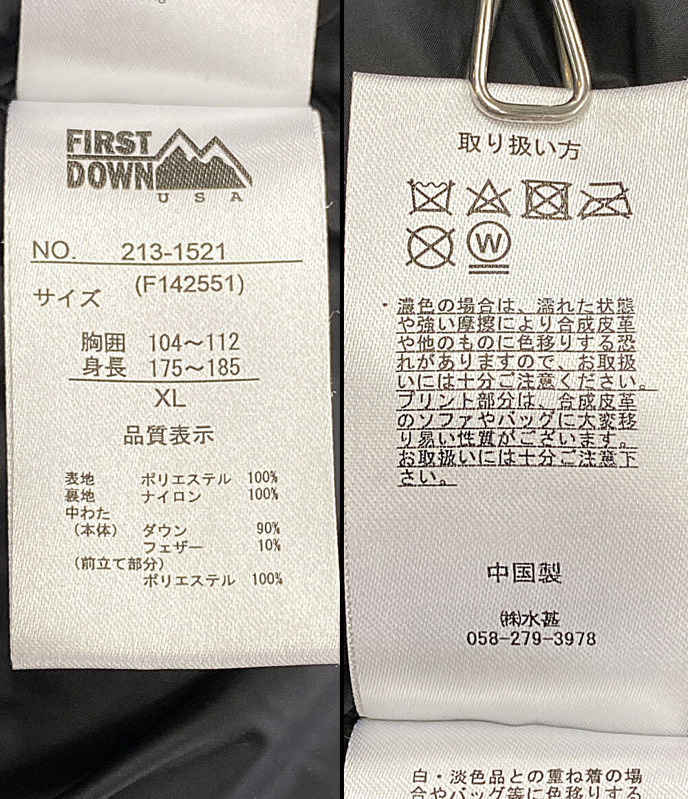 ファーストダウン ダウンジャケット 213-1521      メンズ SIZE XL  FIRST DOWN