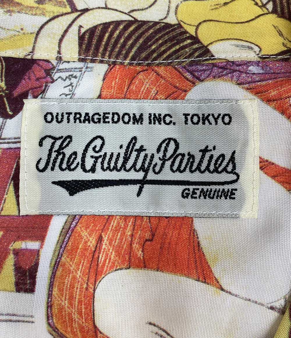 WACKO MARIA 半袖シャツ 春画 オープンカラー 19SS メンズ SIZE M