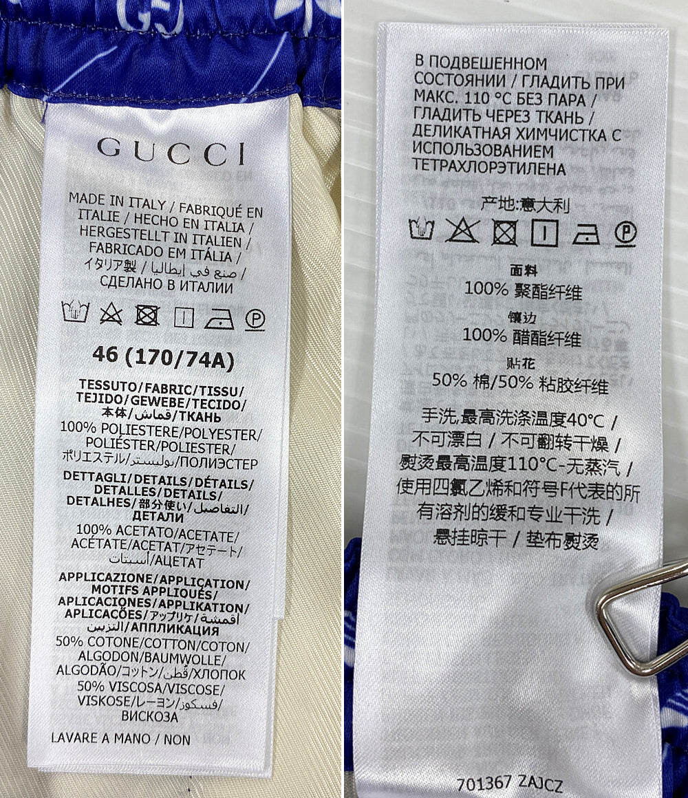 グッチ 美品 アディダス ショートパンツ 3ライン 701367 メンズ