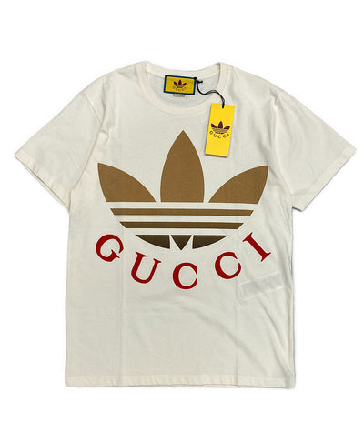 グッチ 美品 アディダス 半袖Ｔシャツ オフホワイト      メンズ SIZE XS  GUCCI×adidas