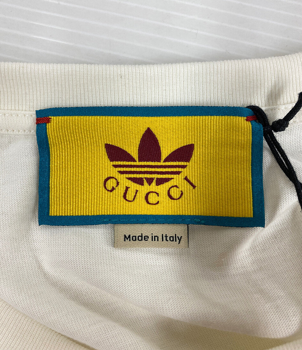 新品 Gucci adidas Tシャツ S グッチ アディダス スペシャルパ ≪ 新品 ≫ adidas x Gucci メンズ トレフォイル プリント Tシャツ XS