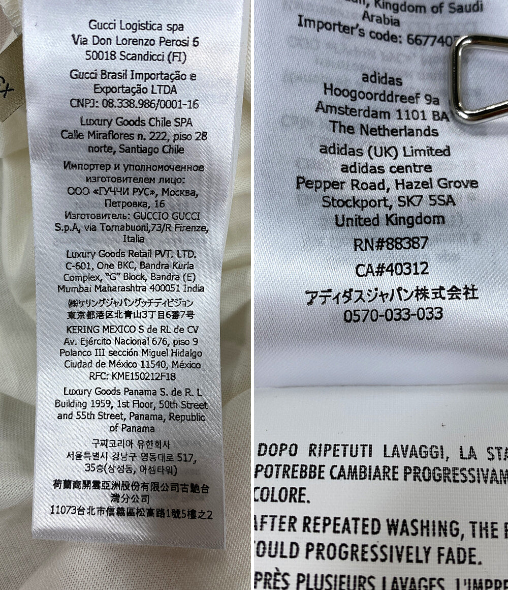 美品 GUCCI×adidas アディダス 半袖Ｔシャツ 717422 メンズ SIZE XS グッチ