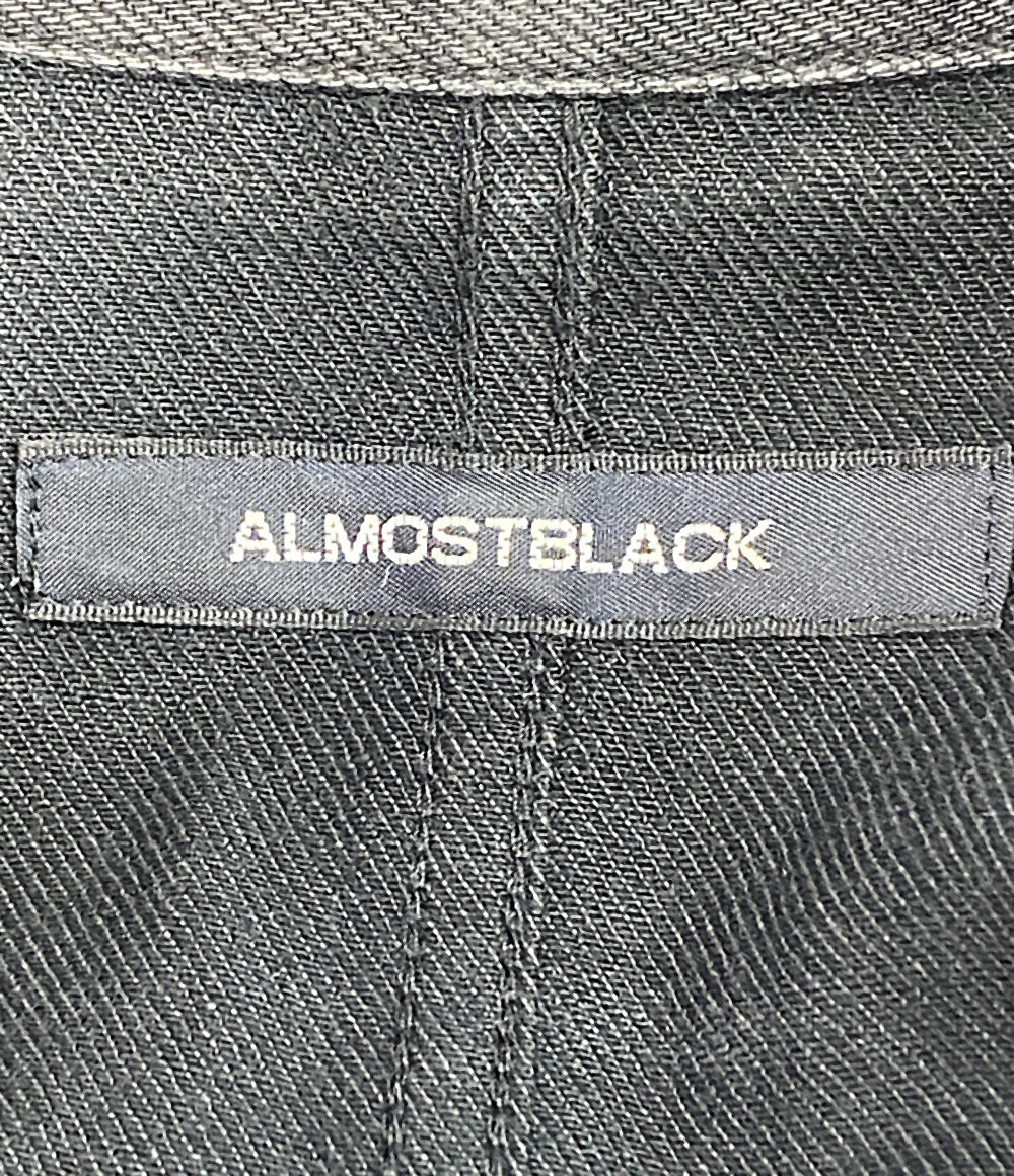 オールモストブラック デニムコート 17AW    17AW-B005 メンズ SIZE F  ALMOSTBLACK