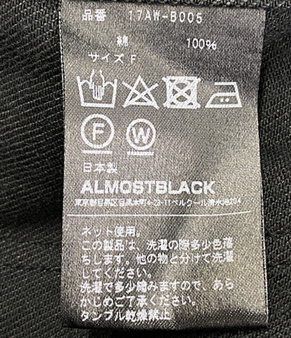 オールモストブラック デニムコート 17AW    17AW-B005 メンズ SIZE F  ALMOSTBLACK