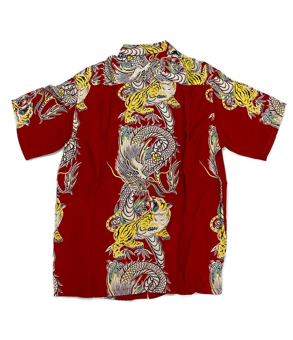 サンサーフ 美品 アロハシャツ TORNADO TIGER SHIRT     SS38417 メンズ SIZE S  SUN SURF