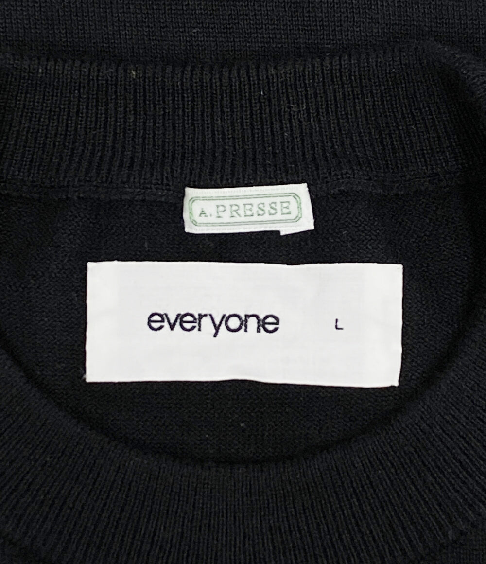 アプレッセ エブリワン ニット Cashmere CrewNeck Sweater 23AW     メンズ SIZE 3  A.PRESSE for everyone