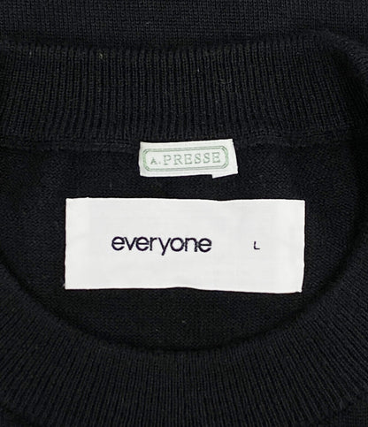 アプレッセ エブリワン ニット Cashmere CrewNeck Sweater 23AW     メンズ SIZE 3  A.PRESSE for everyone