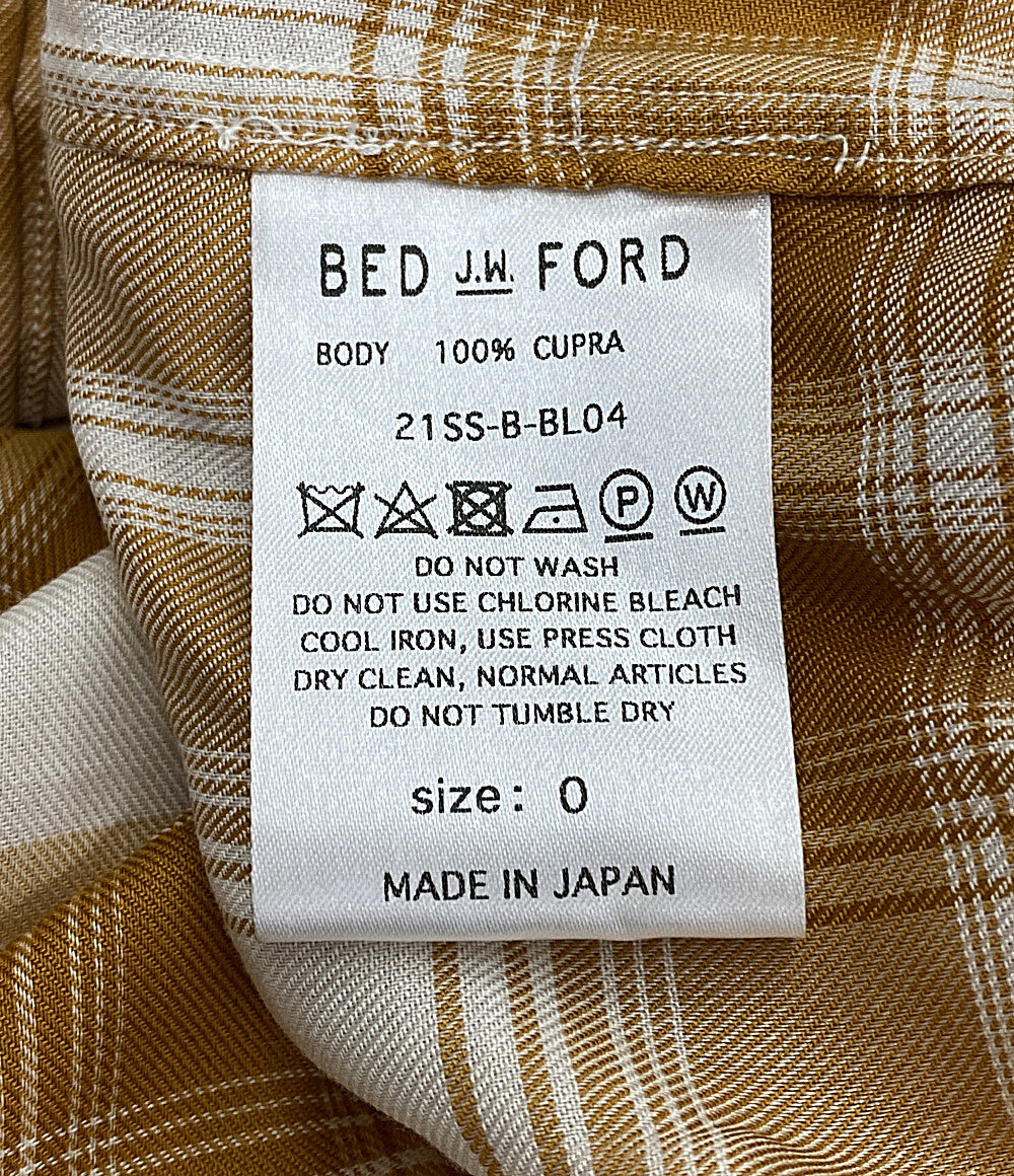 ベッドフォード キュプラチェックシャツ     21SS-B-BL04 メンズ SIZE -  BED J.W. FORD