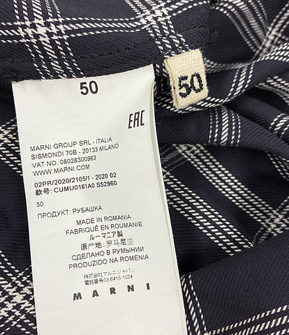 マルニ  レーヨンチェックパジャマシャツ 20AW     メンズ SIZE 50  MARNI