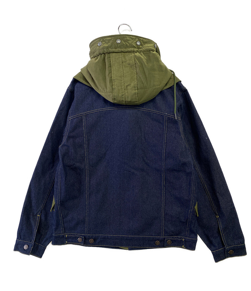 グラム  ミリタリーフードデニムジャケット       メンズ SIZE M  glamb