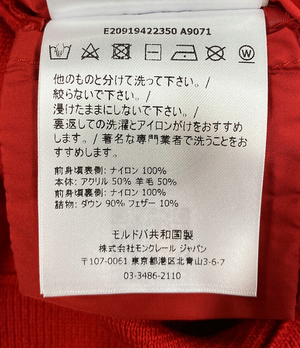 モンクレール  ダウンジャケット レッド      メンズ SIZE XL  MONCLER