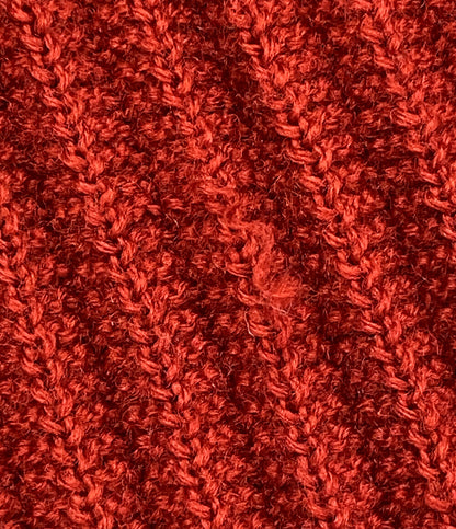 イッセイミヤケオムプリッセ プリーツニット レッド メンズ SIZE - ISSEY MIYAKE HOMME PLISSE