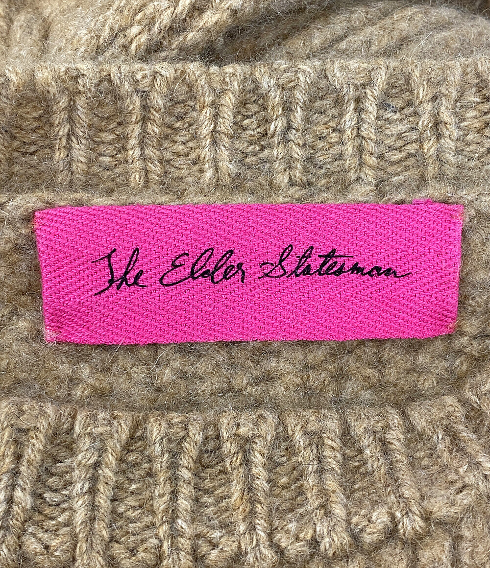 ジ エルダーステイツマン カシミヤヘビーセーター      メンズ SIZE S  the Elder Statesman