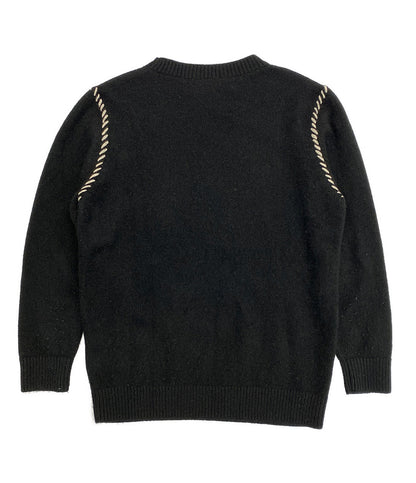 ジ エルダーステイツマン カシミヤステッチニット メンズ SIZE M The Elder Statesman