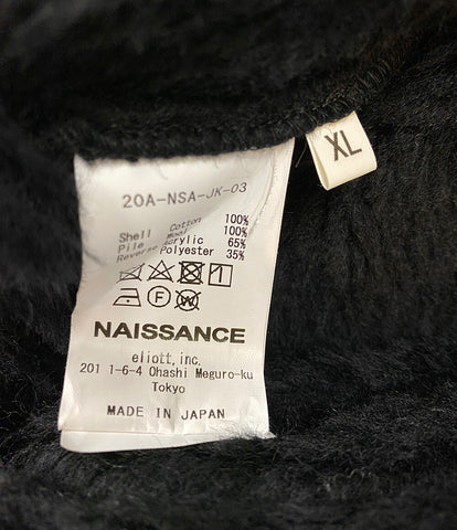 ネサンス  ベスト 20AW REVERSIBLE VEST BLACK      メンズ SIZE XL  NAISSANCE