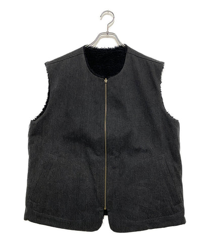 ネサンス  ベスト 20AW REVERSIBLE VEST BLACK      メンズ SIZE XL  NAISSANCE