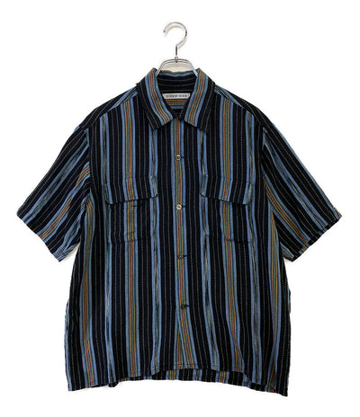 セブン バイ セブン  半袖シャツ ストライプ      メンズ SIZE M  SEVEN BY SEVEN