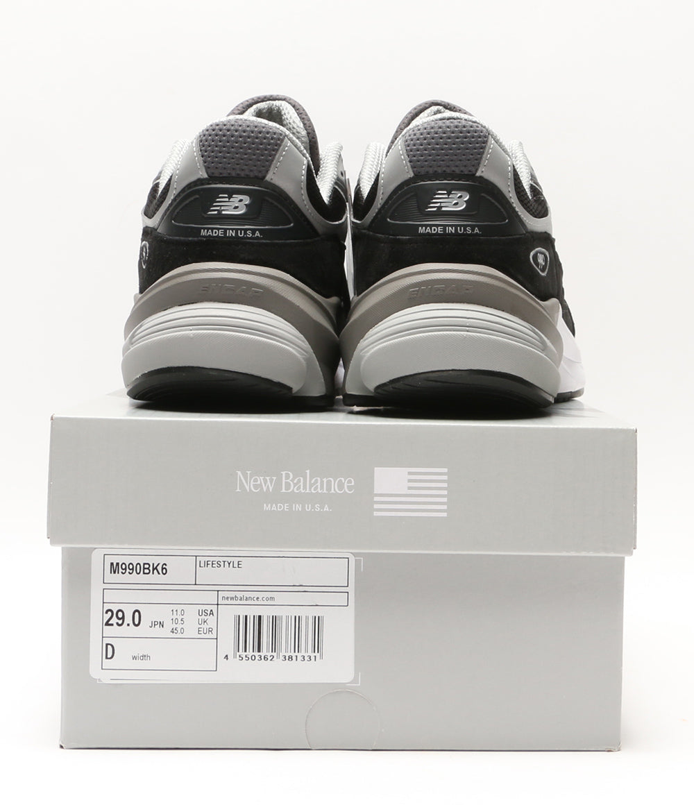 ニューバランス 美品 スニーカー 990V6 Black M990BK6      メンズ SIZE 29cm  new balance