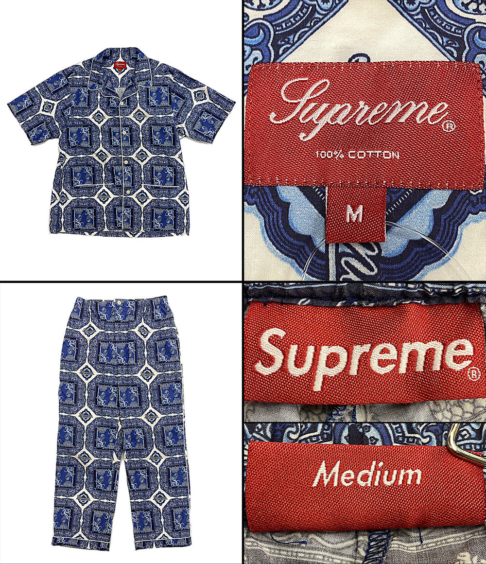 シュプリーム  パジャマ REGENCY PAJAMA セットアップ 22SS     メンズ SIZE M  Supreme