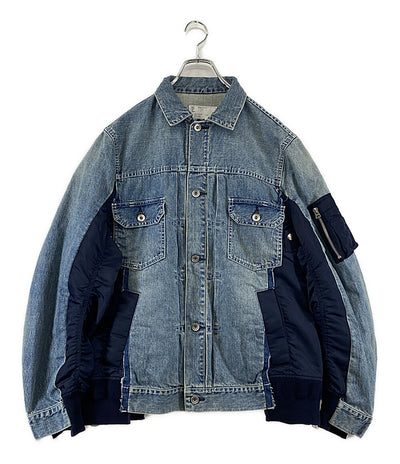 サカイ  ジャケット Denim x Nylon Twill Jacket 23AW    SCM-053 メンズ SIZE 2  sacai