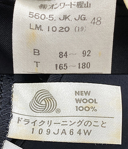 ジャンポール・ゴルチェ  テーラードジャケット ダブルギャバ      メンズ SIZE 48  JEAN PAUL GAULTIER