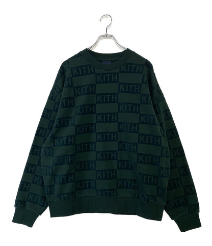 キス スウェット フロックド モノグラム      メンズ SIZE L  KITH