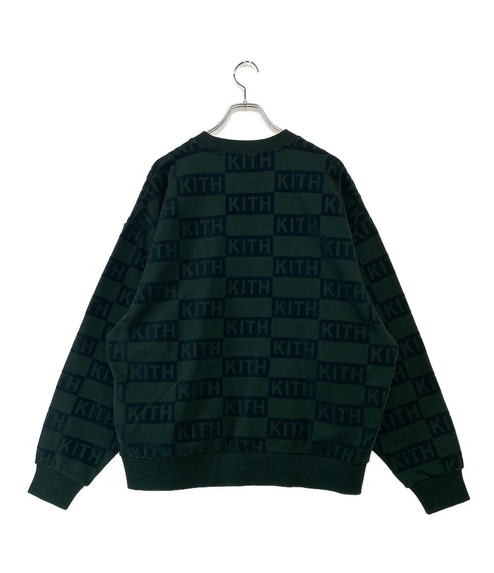 キス スウェット フロックド モノグラム      メンズ SIZE L  KITH