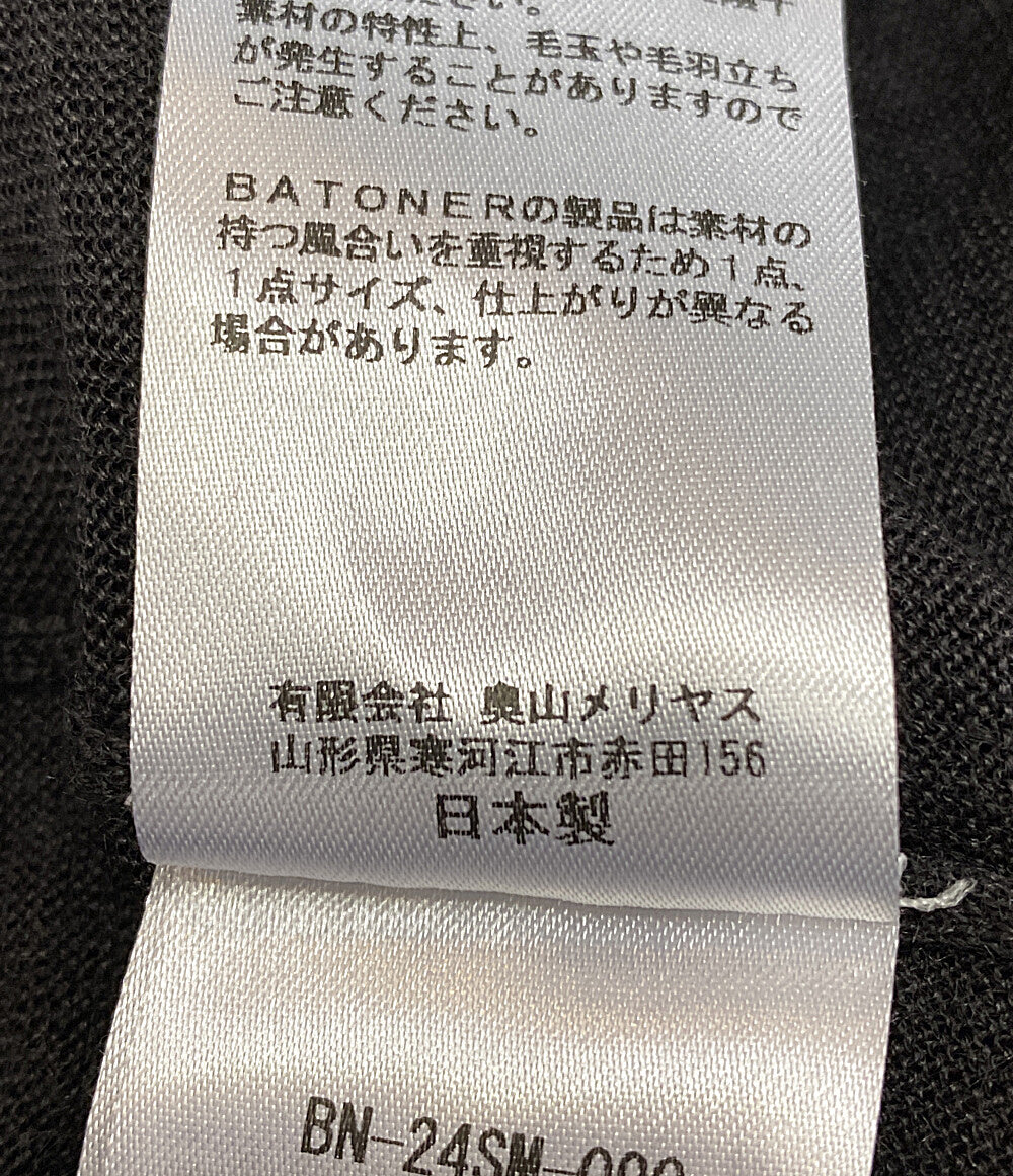 バトナー ニット Ramie V Neck Knit 24SS     メンズ SIZE M  BATONER