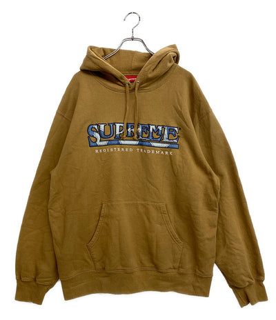 シュプリーム  スウェットパーカー デニムロゴ  21SS     メンズ SIZE L  Supreme