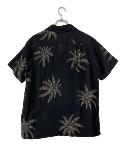 ワコマリア  半袖シャツ PALMS TREE HAWAIIAN SHIRT アロハシャツ 17SS     メンズ SIZE L  WACKO MARIA